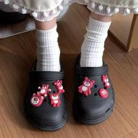 ราคา J H พร้อมส่ง TO BNP รองเท้าสวม หัวโต ตกแต่งตุ๊กตา หมีสีแดง (20304555032)