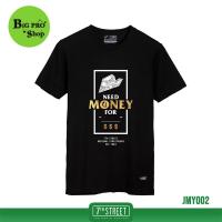 ราคา เสื้อยืด แนวสตรีท 7th Street รุ่น Monny ดำ JMY002 ของแท้ (19495159123)