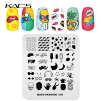 ราคา Kads เล็บปั๊มแผ่นแฟชั่นเล็บแสตมป์แม่แบบ DIY ภาพแม่แบบเล็บปั๊มแผ่นลายฉลุเครื่องมือ fa045 (685054937)