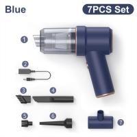 ราคา สูงดูด2ใน1เครื่องดูดฝุ่นรถชาร์จไร้สาย Air Duster Handheld High Power Vacuum Cleaner สำหรับสำนักงานบ้าน (21170798313)