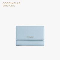 ราคา COCCINELLE กระเป๋าสตางค์ผู้หญิง รุ่น METALLIC สี MIST BLUE (21008247391)