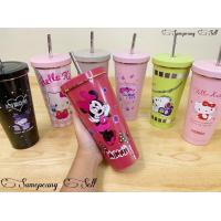 ราคา แก้วน้ำเก็บความเย็น แก้วใส่น้ำน่ารักๆ สีสดใส แก้วเย็น สินค้า พร้อมส่ง ขนาด750 ML (17135115772)