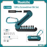 ราคา Makita E 15849 10ไขควง Pcs ชุดบิตบิตไขควงไฟฟ้าไขว้หกเหลี่ยม (20719538973)