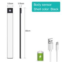 ราคา ไฟกลางคืนห้องนอนไฟเซ็นเซอร์ตรวจจับการเคลื่อนไหวแบบไร้สาย USB สำหรับตู้ครัวตู้เสื้อผ้าในห้องนอนไฟในร่ม (21170590734)