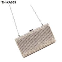 ราคา 2020 New European and American Fashion Diamond Dinner Bag Womens Clutch Handbag Shoulder Messenger Bag Dress Bag (20672069477)