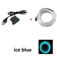 ราคา แถบไฟนีออนประดับภายในรถหลอดไฟ LED ตกแต่งเอยาว10ม แบตเตอรี่ AA มีความยืดหยุ่นไฟไดโอด USB สำหรับงานปาร์ตี้ (21170563330)