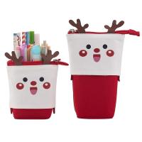 ราคา กระเป๋าใส่ดินสอของโรงเรียนแบบพับเก็บได้กระเป๋าดินสอวาดรูปน่ารักๆที่เก็บปากกาของขวัญคริสต์มาสสำหรับเด็ก (21170751933)