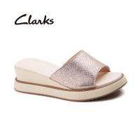 ราคา Clarks รองเท้าลำลองผู้หญิง SHEER55 SLING รองเท้าแตะส้นหนาสำหรับผู้หญิง 26151414 (16754457909)