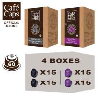 ราคา Cafecaps Coffee Nescafe Dolce Gusto MIX Compatible capsules of Ristretto 2 Box X15 แคปซูล Doi Chang 2 X15 แคปซูล รวม 60 แคปซูล แคปซูลกาแฟที่ กาแฟสไตล์อิตาเลียนทั่วไป ส่วนผสมของโรบัสต้าและอาราบิก้า แคป