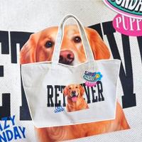ราคา Justbehappy Tote Bag กระเป๋าผ้าลายใหม่ คลอน้องหมาน้องแมว (21279129722)