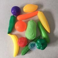 ราคา ชุดผัก ผลไม้จำลอง ของเล่นสำหรับเด็ก พลาสติกแข็งแรงไม่บาดมือ (20124613888)