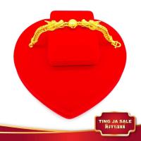 ราคา สร้อยข้อมือทอง ลายสี่เสามังกรคู่คาบแก้ว น้ำหนัก3บาท มีขนาดความยาวให้เลือก เครื่องประดับ ทองเหมือนแท้ ชุบเศษทองเยาวราช (889430429)