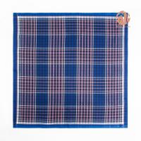 ราคา ผ้าเช็ดหน้า ผู้ชาย ผู้หญิง ทอลายสก๊อต ลายกลาง maneecraft Gentleman Handkerchief คอตตอน 100 ขนาด 43x43 cm (20127438394)