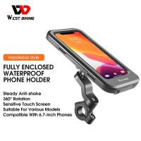 ราคา WEST BIKING ที่วางโทรศัพท์สำหรับจักรยานกันน้ำที่วางโทรศัพท์ติดรถมอเตอร์ไซค์จักรยานขนาด7 0นิ้วที่วางโทรศัพท์จักรยานเสือภูเขารถสกู๊ตเตอร์ชั้นวางปั่นจักรยาน (15426102699)