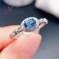 ราคา Meena Gems แหวนพลอยแท้ลอนดอนโทปาส ตัวเรือนเงินแท้925 แหวนง้านปรับได้ด้านหลัง พลอยแท้เสริมดวง จัดส่งพร้อมกล่อง (20386016947)