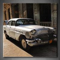 ราคา รถอเมริกันคลาสสิกวินเทจในถนนของ Havana เก่าศิลปะบนผนังภาพวาดที่ลายพิมพ์รูปภาพบนผืนผ้าใบรถภาพสำหรับการตกแต่งที่ทันสมัยของครอบครัวโดยกรอบไม้ (3955576121)
