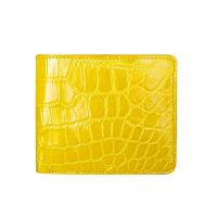 ราคา Thai Croc กระเป๋าสตางค์ 2 พับ กระเป๋าหนังจระเข้ หนังจระเข้แท้ เป็นสวนท้องของหนังจระเข้ ทั้งภายนอกและภายใน (20824210747)