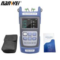 ราคา NANWEI มือถือ PON Power Meter ใยแก้วนำแสงทดสอบเครือข่ายวิศวกรรมสิบการจัดเก็บข้อมูล1310nm 1490nm 1550nm วิดีโอ FTTX ONT OLT สัญญาณอุปกรณ์การวัด (16248943425)