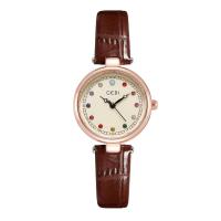 ราคา GEDI 51040 พลอยหลากสี สายหนัง น่ารักมาก จีดี้ ของแท้ 100 นาฬิกาแฟชั่น นาฬิกาข้อมือผู้หญิง (17488215804)