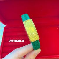 ราคา กำไลสายหนัง ทองแผ่น0 2กรัมYHGOLD ทองคำแท้96 5 กำไลทองแผ่นมังกรคู่ ท้าวเวสสุวรรณ ปี่เซียะคู่ หยินหยาง (19655560323)
