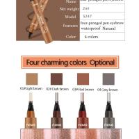 ราคา NOVO5247 เขียนคิ้ว โนโว่ novo tattoo brow Tint My 4 Tip Brow หัวปากกาสักคิ้ว 4 มิติ แฉก กันน้ำ กันเหงื่อ ติดทน eyebrow pencil ดินสอเขียนคิ้ว (4273598932)