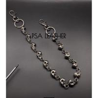 ราคา โซ่คล้องกระเป๋า หัวกระโหลกเงิน โซ่คล้องกระเป๋า โซ่ห้อยกระเป๋า H02 (16404407090)