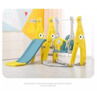 ราคา Toykidsshop สไลเดอร์เด็ก สไลเดอร์ชิงช้า 3in1 มีชุดแป้นบาส ลูกบาส No 6023 (17269845912)