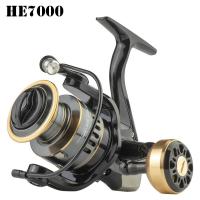 ราคา 5 2 1 Spinning Reel HE1000 7000 รอกตกปลา รอกหมาป่า รอกสปินนิ่ง ลากสูงสุด10กก รอก สปิน รอกตกปลา สปินนิ่ง รอกตกปลา เบ็ดตกปลา พร้อม รอก (17690488870)