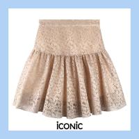 ราคา iCONiC PEARLY SKIRT 6302 กระโปรงสั้น ผ้าลูกไม้ สีครีม กระโปรงย้วย กระโปรงระบาย กระโปรงลูกไม้ กระโปรงออกงาน เสื้อผญ เสื้อทำงาน (12456346698)
