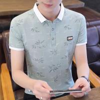 ราคา เสื้อเชิ้ตผู้ชายฤดูร้อนเสื้อยืดแขนสั้นผู้ชายฉบับภาษาเกาหลีบาง Lapel เสื้อโปโลแนวโน้มแฟชั่นเสื้อผ้าผู้ชาย (8163443868)