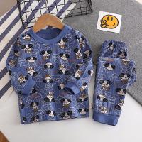 ราคา ชุดนอนแขนยาวขายาว ชุดกันหนาวเด็ก ผ้าฝ้าย ลายการ์ตูน อายุ6เดือน 3ปี (20085171203)