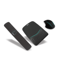 ราคา Bewell เซ็ต แผ่นรองเม้าส์ แผ่นรองข้อมือคีย์บอร์ด และเม้าส์ไร้สายกึ่งแนวตั้ง รุ่น Ergonomic Plus บรรเทาอาการปวดข้อมือ รองรับสรีระข้อมือ (20144487776)