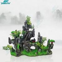 ราคา 2024 ตู้ปลาเรซิ่นหินพิพิธภัณฑ์สัตว์น้ำภูมิทัศน์สองด้านเครื่องประดับหินเทียมสำหรับการตกแต่งบ้าน (21303278264)