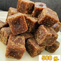 ราคา น้ำอ้อยก้อน น้ำอ้อยอัดก้อน น้ำตาลอ้อย งบน้ำอ้อย สี่เหลี่ยม โบราณ 500 กรัม Brown Cane Sugar Cube Local Made (21217909814)