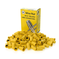 ราคา SC วายนัท วายนัทจับสายไฟ Wire Nut จำนวน 50 100 ตัว กล่อง เบอร์ 33 3 ส้ม 44 3 เหลือง 66 3 แดง 99 3 เทา (18751448496)