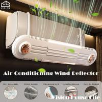 ราคา Vision Retractable Air Conditioning Wind Deflector Anti direct Blowing Air conditioning Blade with Air Filter Double Fan Air Guide Baffle Free Installation (19552659992)