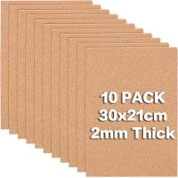 ราคา 10ชิ้นแผ่นไม้ก๊อก A4 11 5X8 2 หนา2มม แผ่นไม้ก๊อกที่รองแก้วสี่เหลี่ยมผืนผ้าสำหรับงานเลี้ยงตกแต่งผนัง (21112758210)