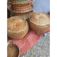 ราคา กระบุงใส่เงินโบราณไผ่สาน งานฝีมือจาก สปป ลาว (20871116073)