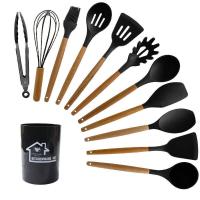 ราคา ชุดเครื่องครัว 12 ชิ้น ตะหลิวซิลิโคน ทนความร้อน ชุดครัว Kitchen set ทัพพี ตะหลิว กระบวย ที่คีบอาหาร ซิลิโคน (21067605446)