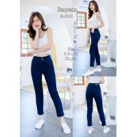 ราคา ยีนส์ผู้หญิงขาเดฟ 8 ส่วน กางเกงขายาว กระดุม 2 เม็ด ขอบเอวใหญ่ กางเกงยีนส์ผ้ายืด เอวสูง เก็บทรงสวย (15425312736)