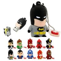 ราคา การ์ตูนซุปเปอร์ฮีโร่ใหม่ USB Memory8GB แฟลชไดร์ฟ16GB 32GB 64GB ไอรอนแมนแบทแมน Pendrive กัปตันอเมริกา128GB ไดร์ฟปากกา (19770939935)
