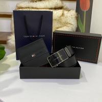 ราคา ของแท้ 100 เซ็ตพิเศษ กระเป๋าสตางค์ เข็มขัดชาย กระเป๋าเงิน กระเป๋าตัง Tommy Hilfiger Leather Belt Wallet Set (19576807902)