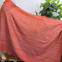 ราคา ผ้าทอมือ ผ้าฝ้ายมัดหมี่สี่ตะกอ ผ้าชิ้นสำหรับนุ่งสด ผ้าชิ้นตัดชุด (20716565691)