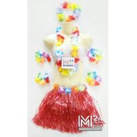 ราคา 1 ชุดมี 7 ชิ้น ยาว 40 ซ ม ชุดฮาวาย กระโปรงเชือกฟาง มาลัยคอ มาลัย ข้อมือ ข้อเท้า มาลัยฮาวาย กระโปรงฮาวาย มาลัยดอกไม้ มาลัยฮาวาย costume Hawaii m24 (11858907482)