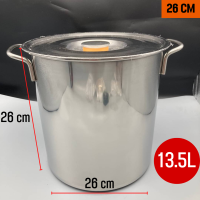 ราคา หม้อสตูว์ หม้อสต็อกทรงสูง หม้อต้มทรงสูง หม้อน้ำเต้าหู้ หม้อต้มสแตนเลส หม้อก๋วยเตี๋ยว หม้อซุป หม้อแกง ขนาด26 30 35 40 45cm แข็งแรง ทนทาน (16677806240)