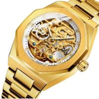 ราคา 2022 Forsining Tourbillon Wrap Mens Skeleton Watch Stainless Steel Gold Watch Men Automatic Mechanical Watches Relogio Masculino (16947064282)