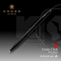 ราคา ปากกา Cross Click Satin Black ครอส คลิ๊ก AT0625 2 ซาตินดำ แหนบดำ (850440071)