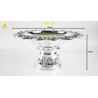 ราคา พานโตกลายไทย พลาสติก สีเงิน สีทอง No 7 8 10 12 14 16 สังฆภัณฑ์ พานเงิน พานทอง พานโตกอย่างดีคุณภาพดี (3556264543)