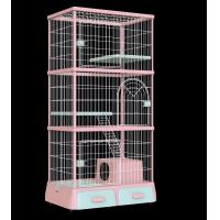 ราคา PetStern กรงแมวพับได้กรงแมวพรีเมี่ยม กรงแมวคอนโด4ชั้นกรงแมว3 ชั้น ขนาดใหญ่ พร้อมช่องกระบะทรายแมวและลิ้นชักในตัวไม้แมวตลก คอนโดแมว (20464794956)