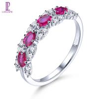 ราคา Lohaspie เครื่องประดับจริง1 4กะรัตแหวนเงิน925กับแหวนทับทิมธรรมชาติพลอยอัญมณีตัดรูปไข่แหวนทับทิมสำหรับของขวัญเครื่องประดับสตรีแหวนแต่งงาน (19883978810)